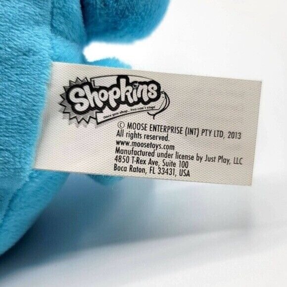 Shopkins Plush Lot of 2 Harriet Purse Taco Terrie Character Winking Mustache - Picture 8 of 15